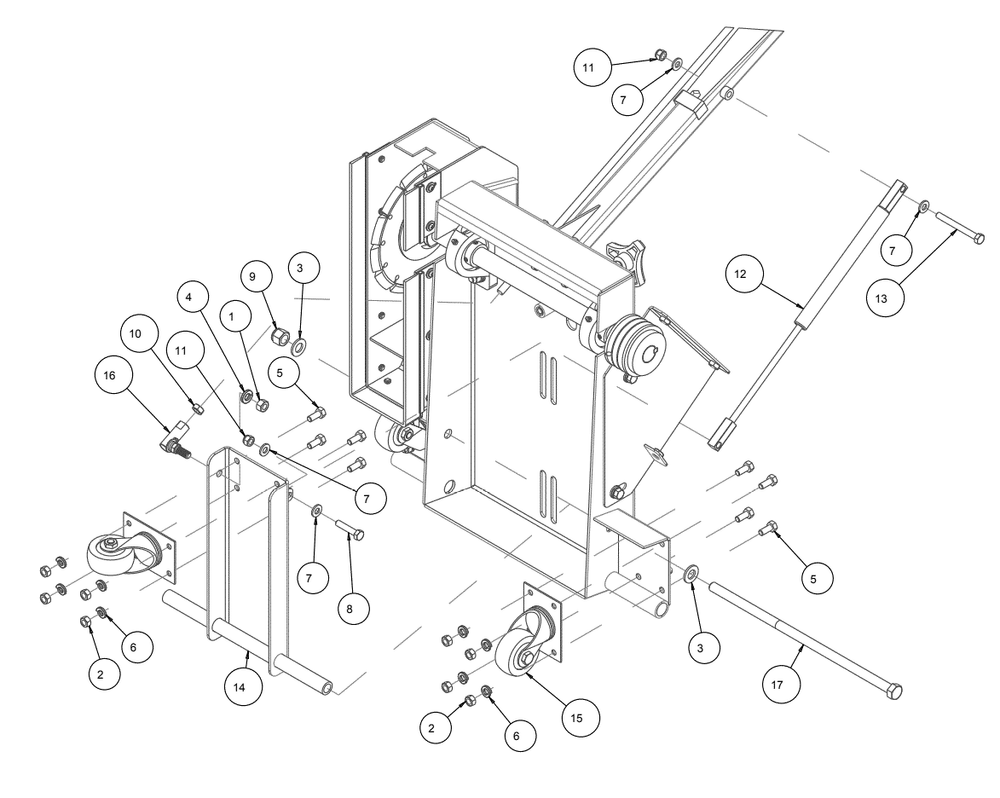 Section 03 Diagram and Parts List for CC-100 171320-9H MK Diamond Concrete Saw